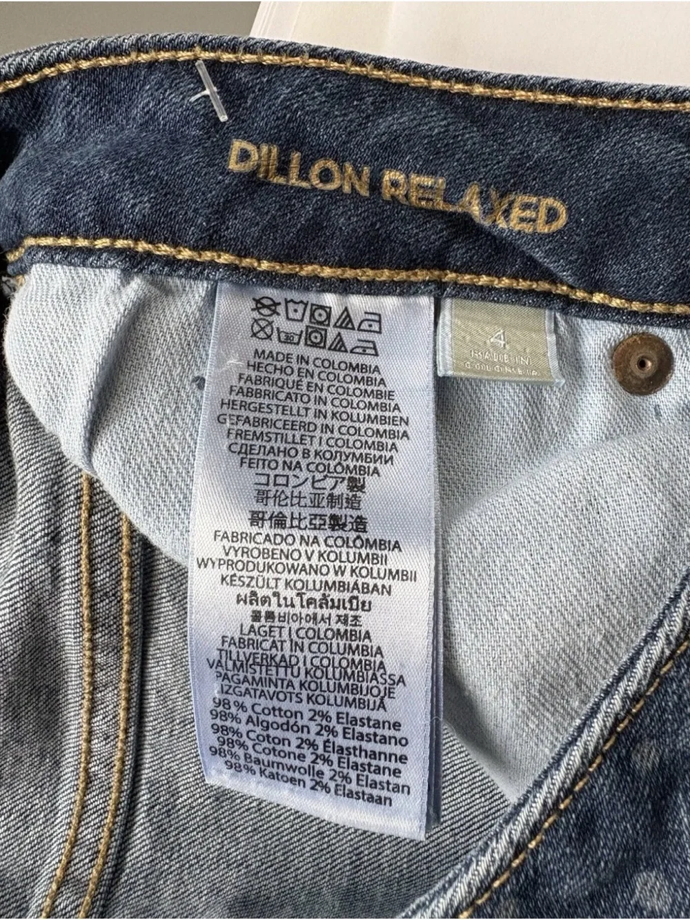 Michael Kors Navy Polka Dot Dillon Relaxed Jeans | Sz 4